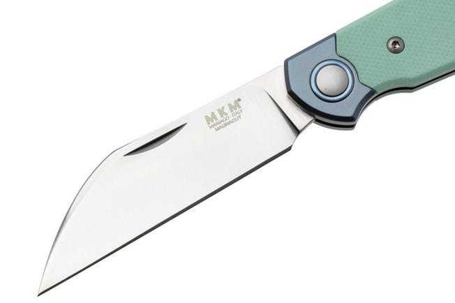 Afbeelding voor MKM Jacques JQ-TGTI, Satin CPM MagnaCut, Light Blue G10 zakmes, Jesper Voxnaes design