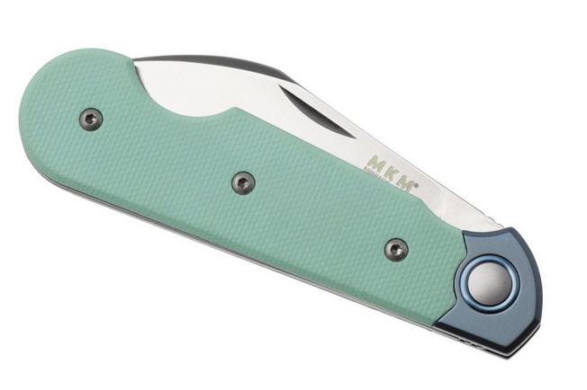 Afbeelding voor MKM Jacques JQ-TGTI, Satin CPM MagnaCut, Light Blue G10 zakmes, Jesper Voxnaes design