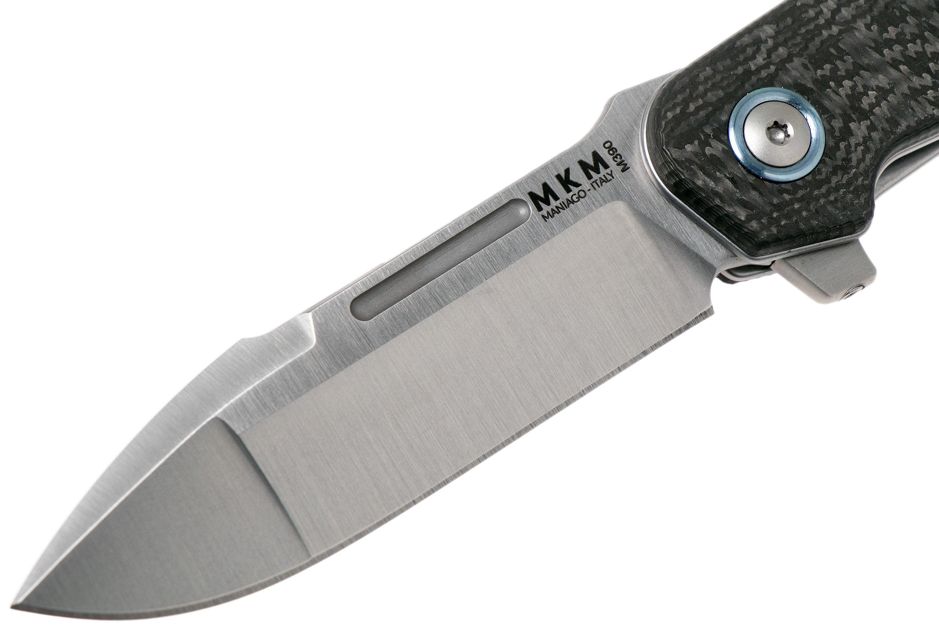 MKM Clap LS01C Carbon fibre pocket knife, Bob Terzuola design