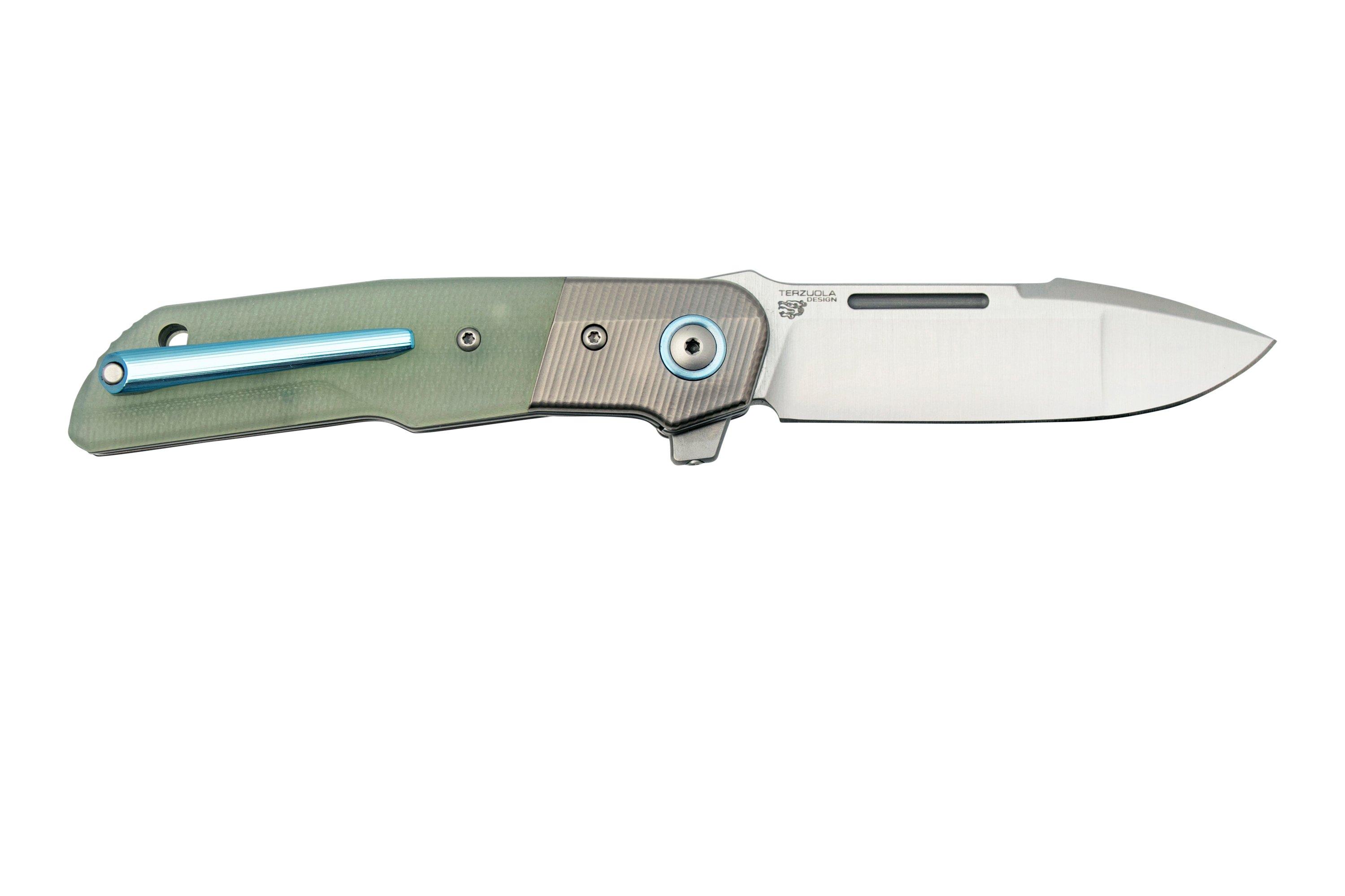 Couteau Pliant MKM Miura Titanium Bead Blasted – EDC Haut De Gamme (modèle 01CC137)