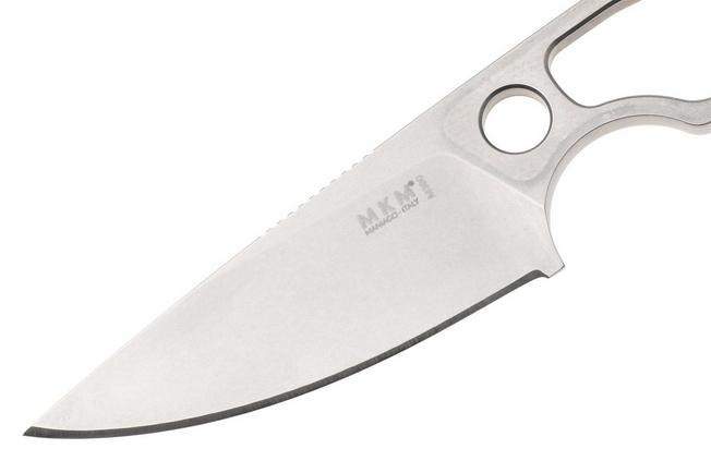 Afbeelding voor MKM Makro 1 Droppoint MA01-PABK Satin M390, Black Paracord Handle, vaststaand mes, Jesper Voxnaes design