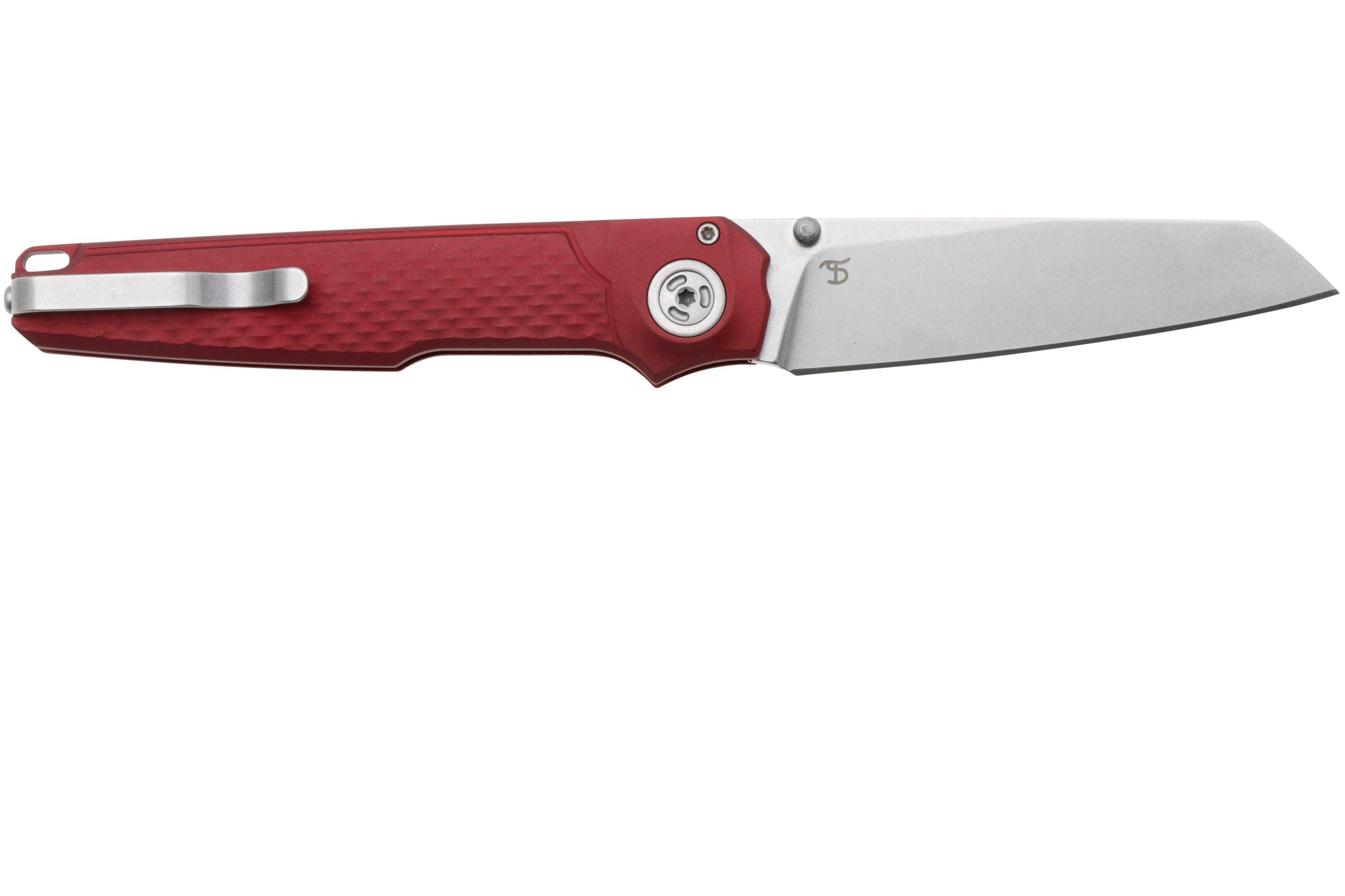 MKM Miura Red Aluminium MI-ARD pocket knife, Simone Tonolli design ...