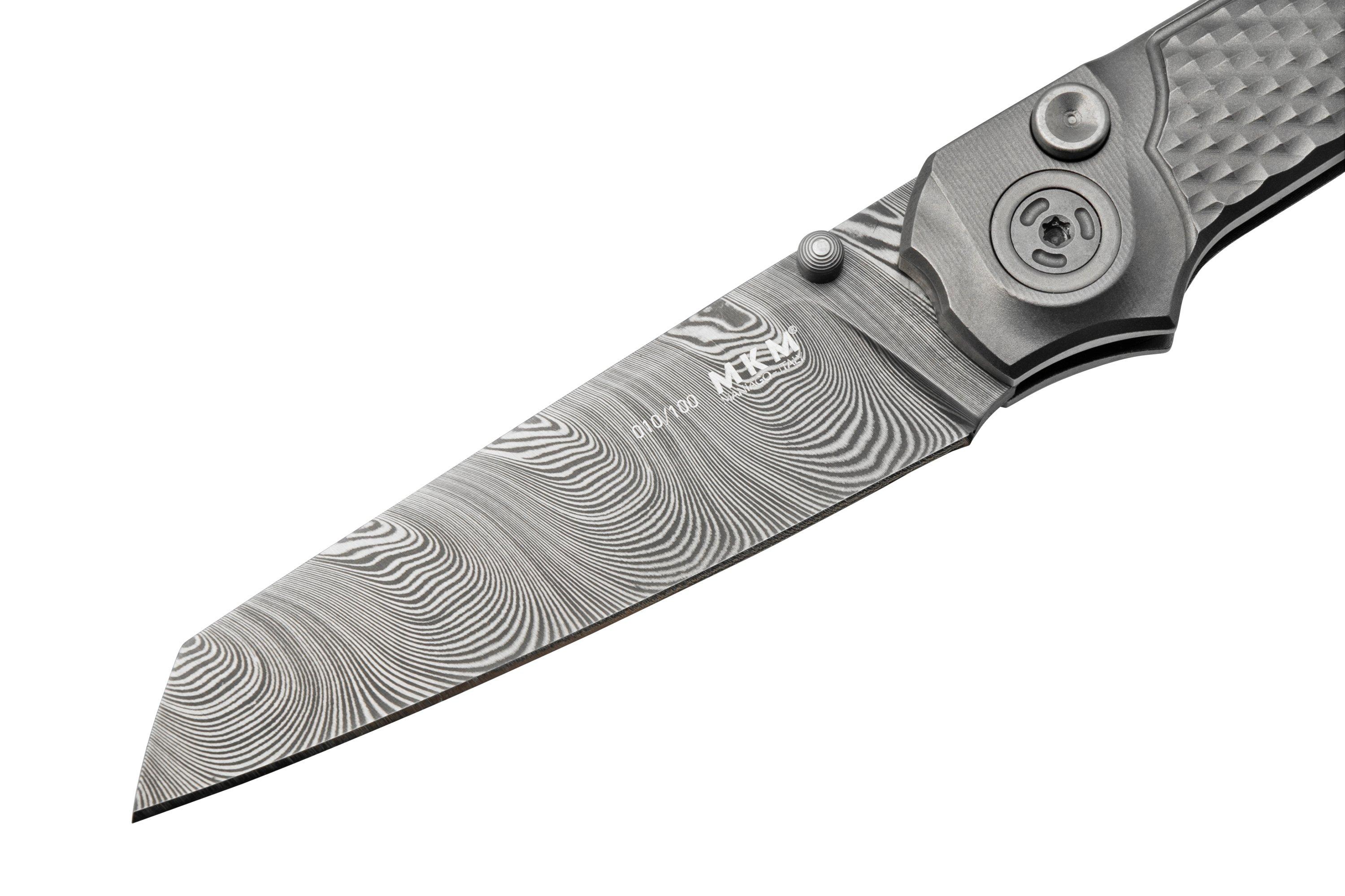 Couteau Pliant MKM Miura - Titanium Bead Blasted - EDC Folder - 01CC137 - NEUF