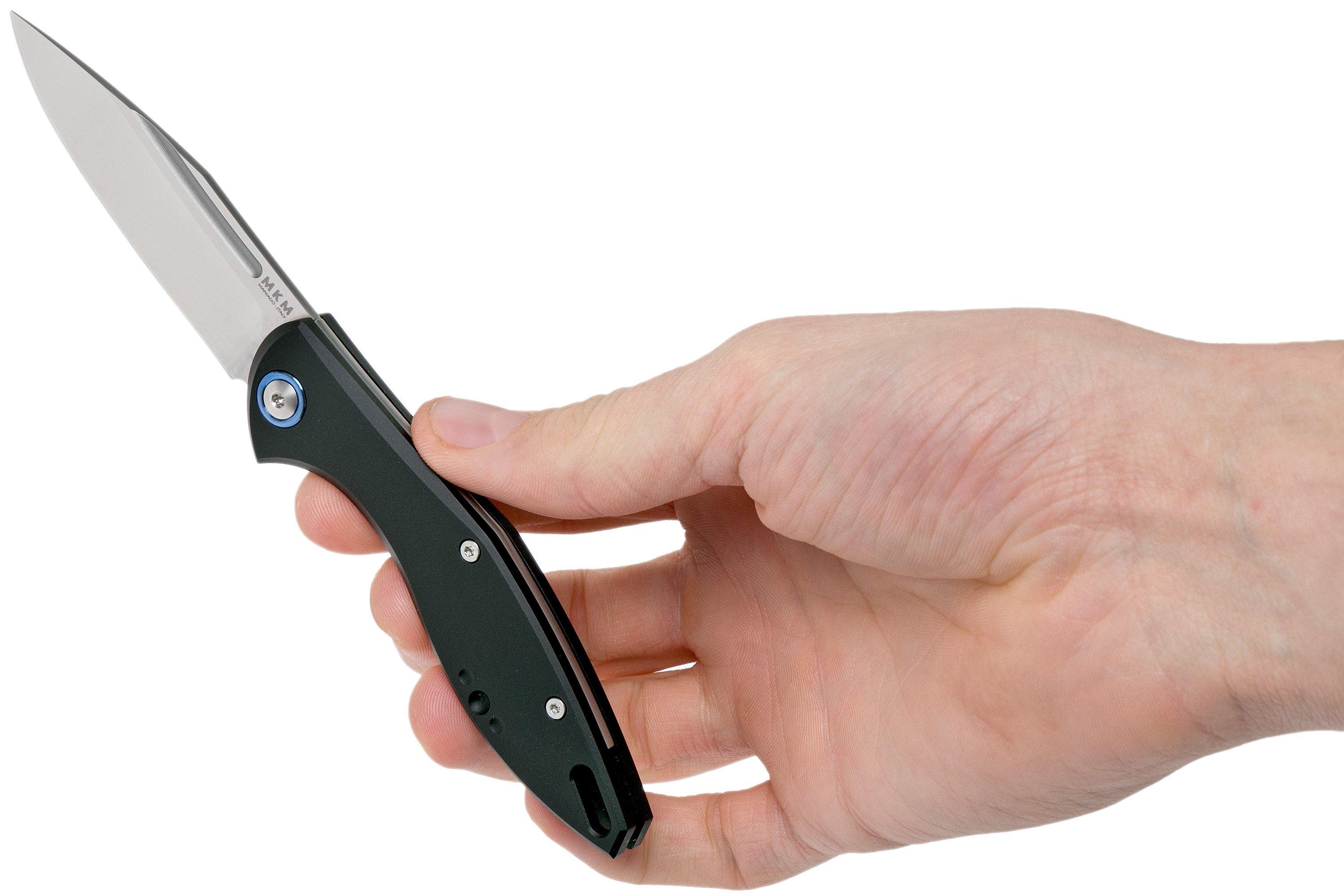 MKM Fara MY01-A Black Aluminium pocket knife, Lucas Burnley design ...