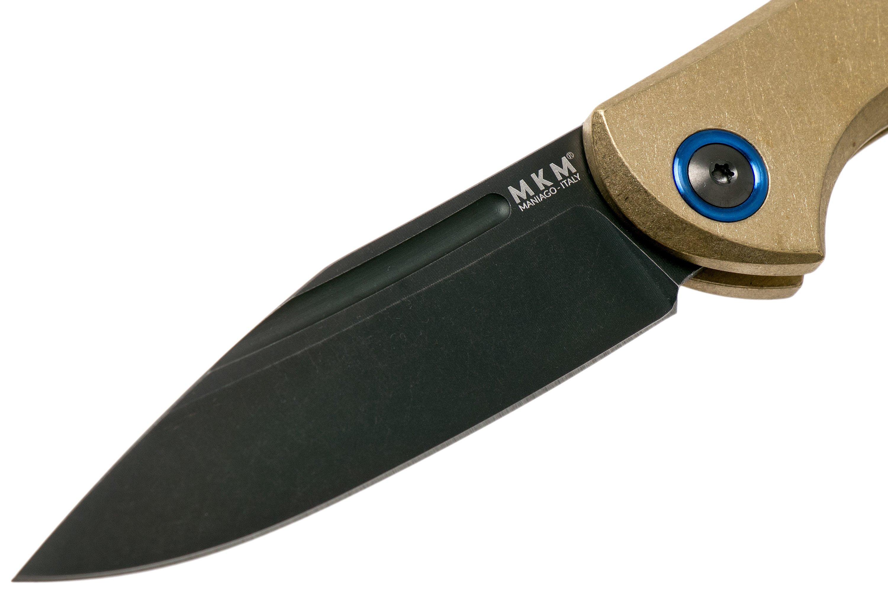 MKM Fara Knivesandtools Exclusive MY01-BDSW Brass Taschenmesser, Lucas ...