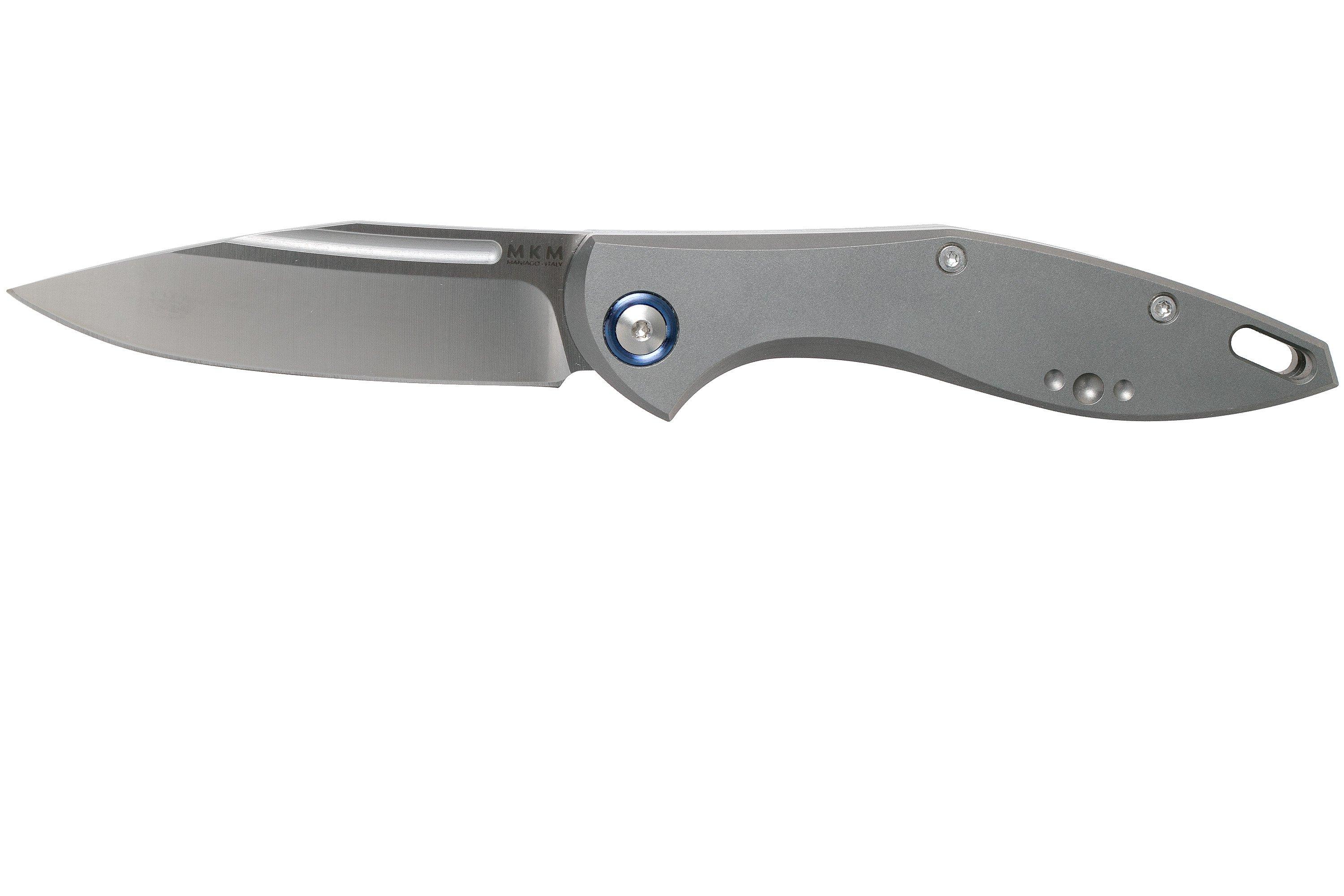 Couteau Pliant MKM Miura Titanium Bead Blasted – EDC Haut De Gamme (modèle 01CC137)