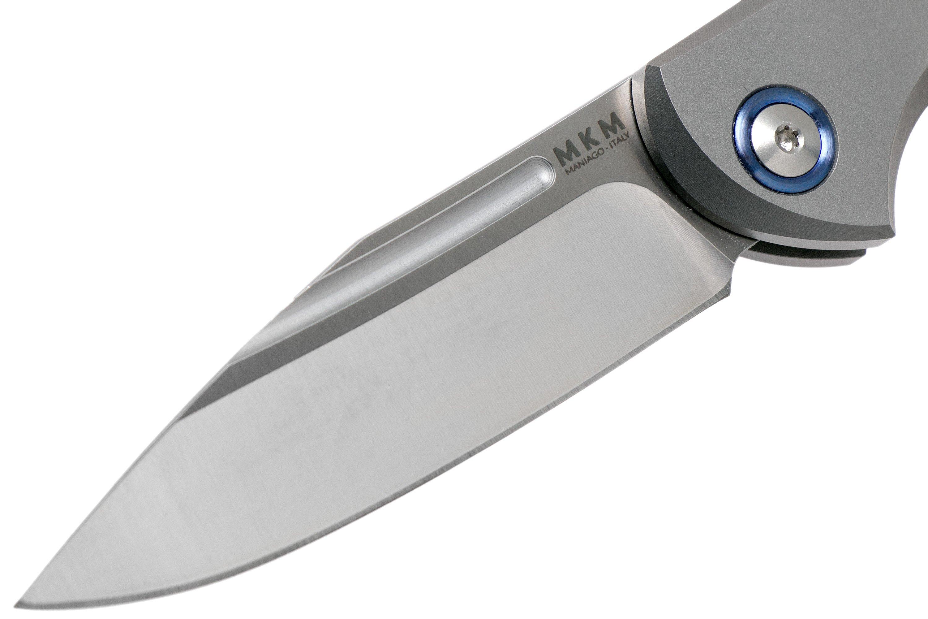 Couteau Pliant MKM Miura Titanium Bead Blasted – EDC Haut De Gamme (modèle 01CC137)