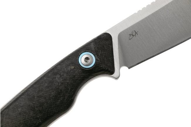 Afbeelding voor MKM Pocket Tango 4 MK PT4-CF Satin Elmax, Marbled Carbon Fiber, vaststaand mes, David C Andersen design