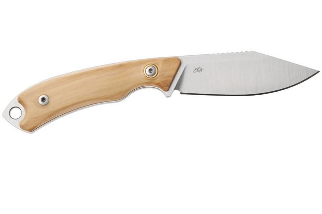 Afbeelding voor MKM Pocket Tango 4 MK PT4-O Satin Elmax, Olive Wood, vaststaand mes, David C Andersen design