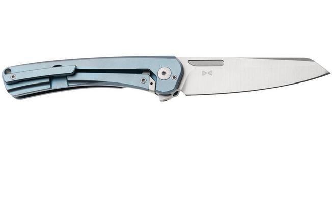 Afbeelding voor MKM Roar RO-TBL Satin CPM S30V, Blue Titanium, zakmes, Matteo Pignatelli design