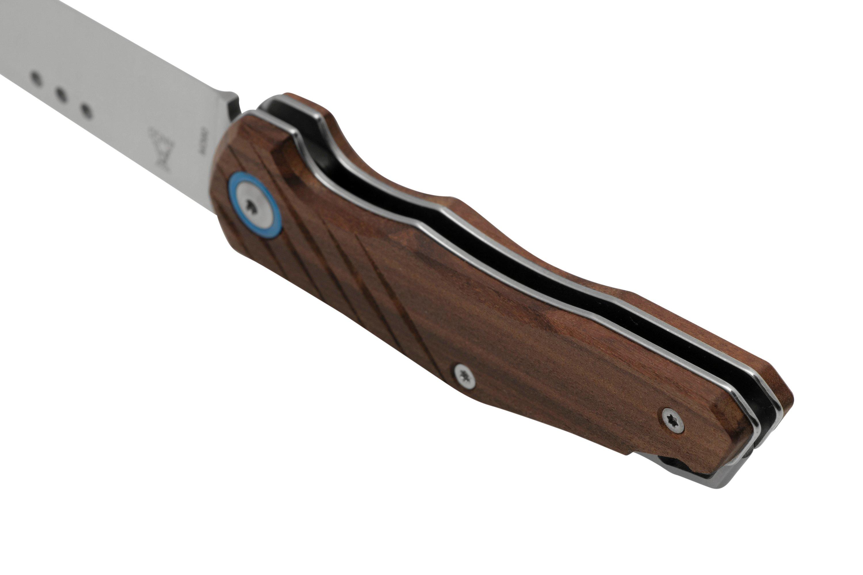 MKM Root RTS Satin Santos Wood pocket knife, Jens Anso design