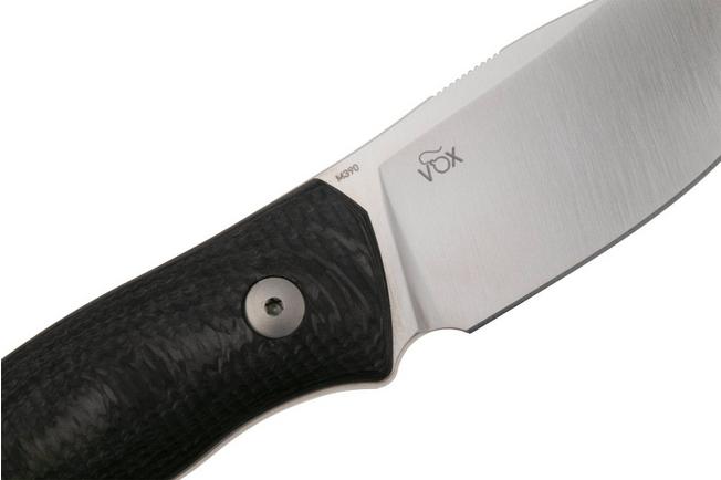 Afbeelding voor MKM Small Lov MK-SL-CF, Satin M390, Carbon Fiber vaststaand mes, Jesper Voxnaes design