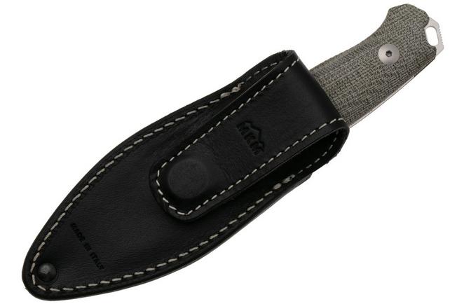 Afbeelding voor MKM Small Lov MK-SL-GC, Satin M390, Green Canvas Micarta vaststaand mes, Jesper Voxnaes design