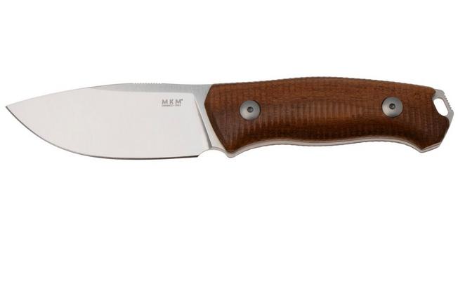 Afbeelding voor MKM Small Lov MK-SL-S, Satin M390, Santos Wood vaststaand mes, Jesper Voxnaes design