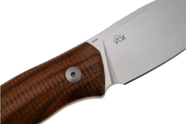 Afbeelding voor MKM Small Lov MK-SL-S, Satin M390, Santos Wood vaststaand mes, Jesper Voxnaes design
