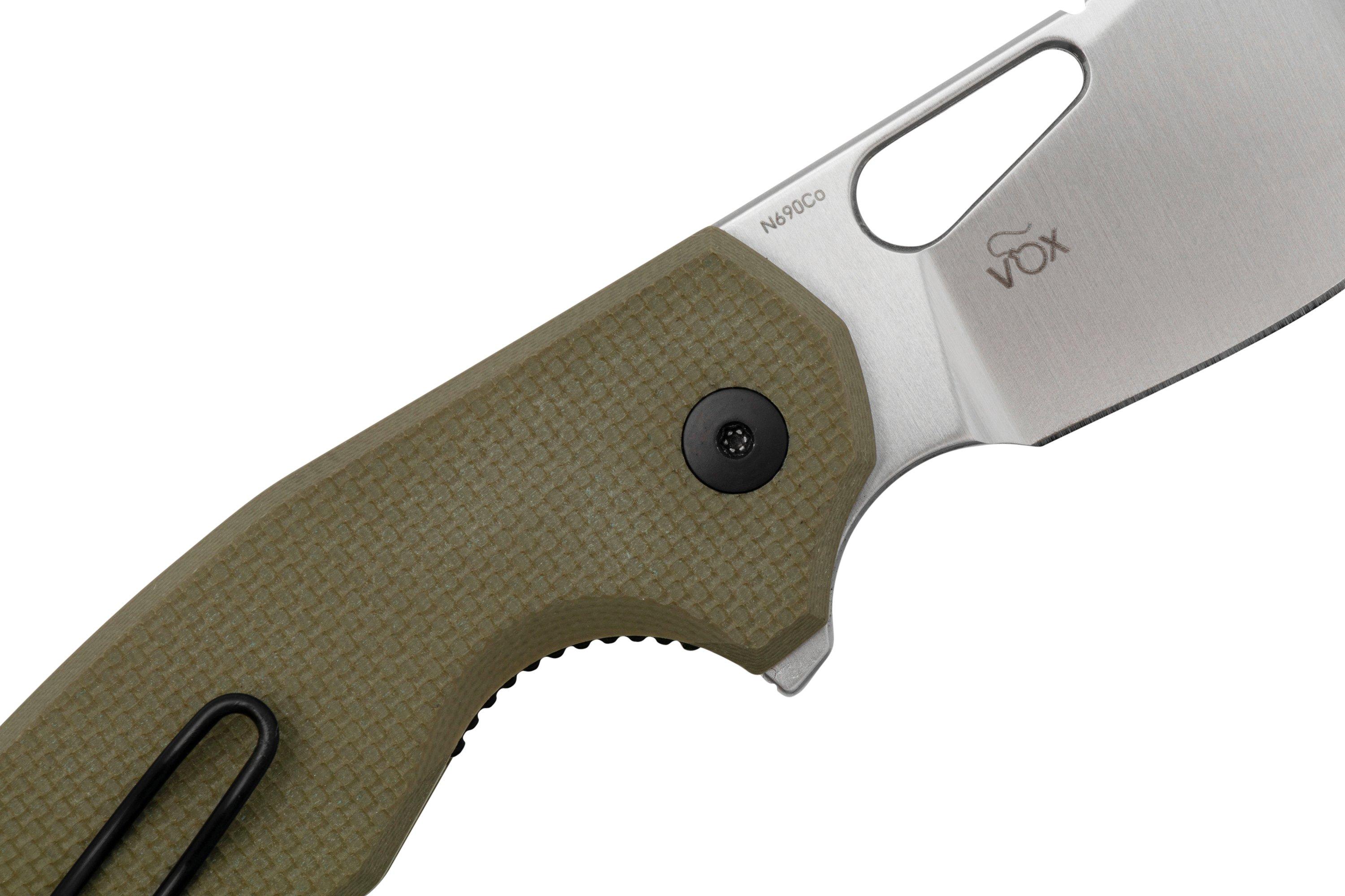 ケノン　v5.0 MKM Vincent VCN-GGS Satin N690CO, OD Green G10, Orange Aluminum