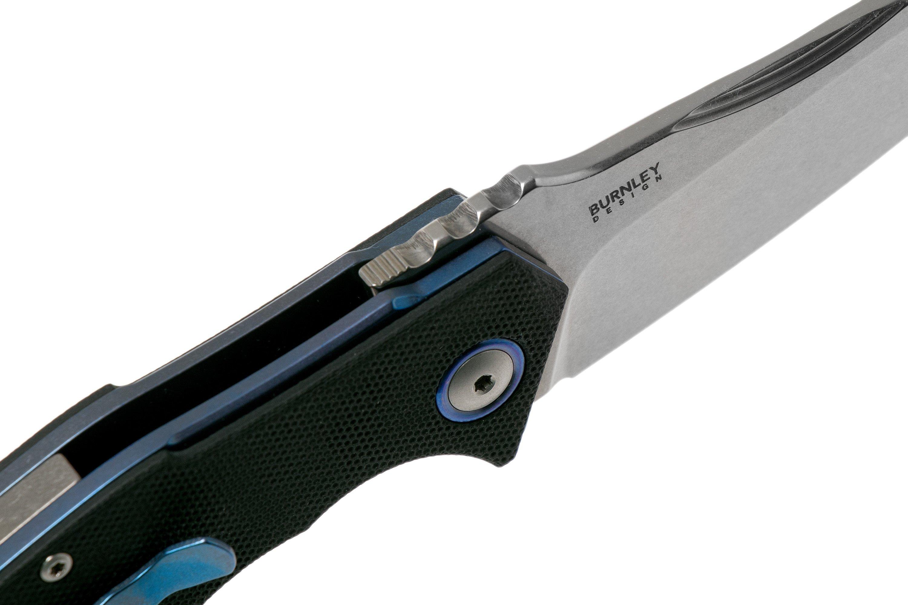 MKM Raut VP01GFBK Black G10 Front flipper pocket knife, Lucas Burnley