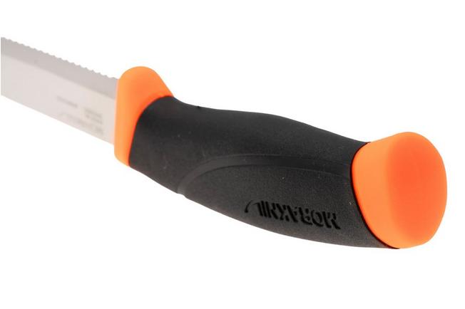Bild für Morakniv Companion SRT (S) 11829 Hi-Vis Orange, Bushcraft Messer, Teilwellenschliff