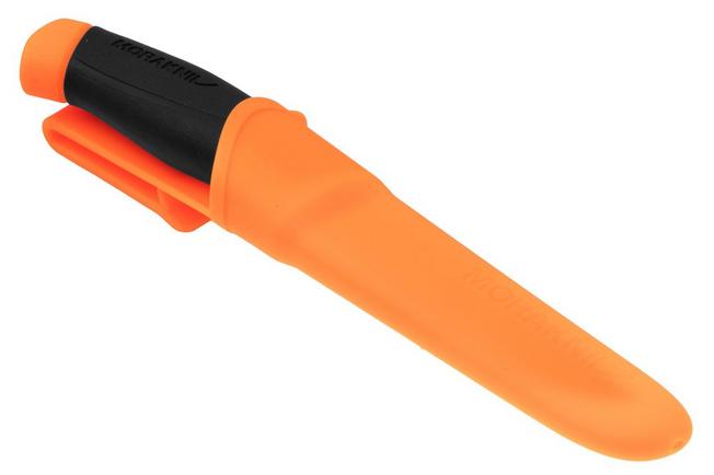 Bild für Morakniv Companion SRT (S) 11829 Hi-Vis Orange, Bushcraft Messer, Teilwellenschliff