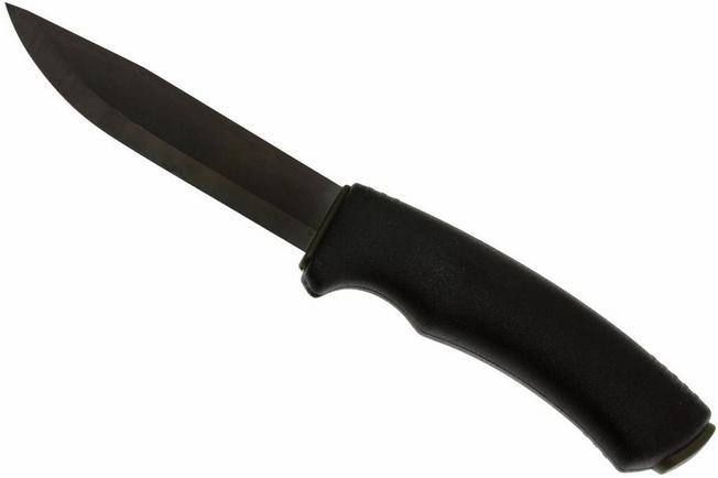  Morakniv Bushcraft - Cuchillo de hoja fija de carbono con hoja  de acero al carbono, negro, 0.125/4.3 pulgadas : Deportes y Actividades al  Aire Libre