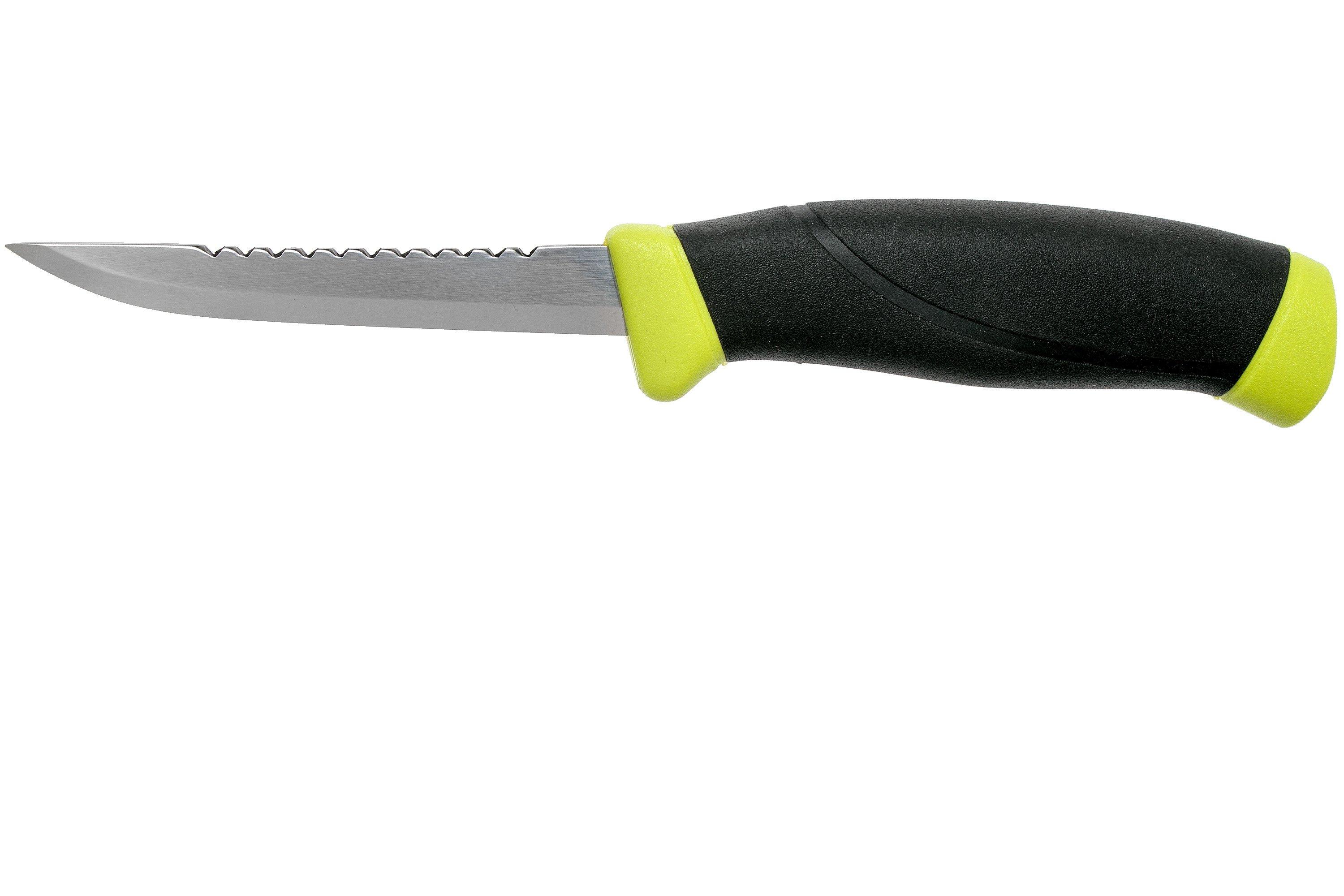  Morakniv Fishing Comfort Scaler Knife with Serrated Stainless  Steel Blade, 3.9-Inch