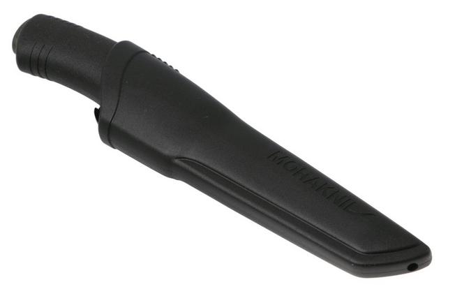 Afbeelding voor Mora Bushcraft Black SRT 12043, black DLC Serrated 12C27,bushcraftmes