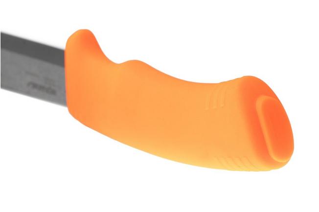 Afbeelding voor Morakniv Bushcraft Stainless 12492, Stonewashed Sandvik 12C27, Hi-Vis Orange Polymer, bushcraftmes
