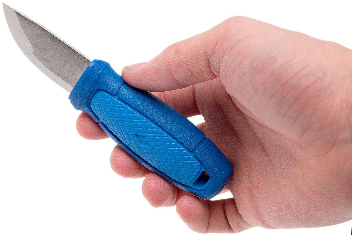 Mora Knives Eldris Fixed Blade Neck Knife Kit Blue Handle w/ fire starter  12631