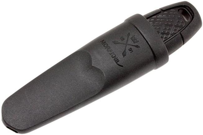 Morakniv Eldris Pocket-Size Fixed 2.2 12C27 Blade, Black Polypropylene  Handle, Plastic Sheath - KnifeCenter - M-12647