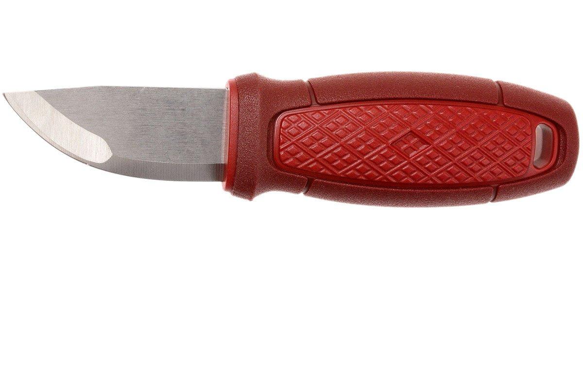 ESEE Izula Tactical Gunsmoke IZULA-TG-B Nekmes Met Zwarte Schede Greepdelen En Riemclip