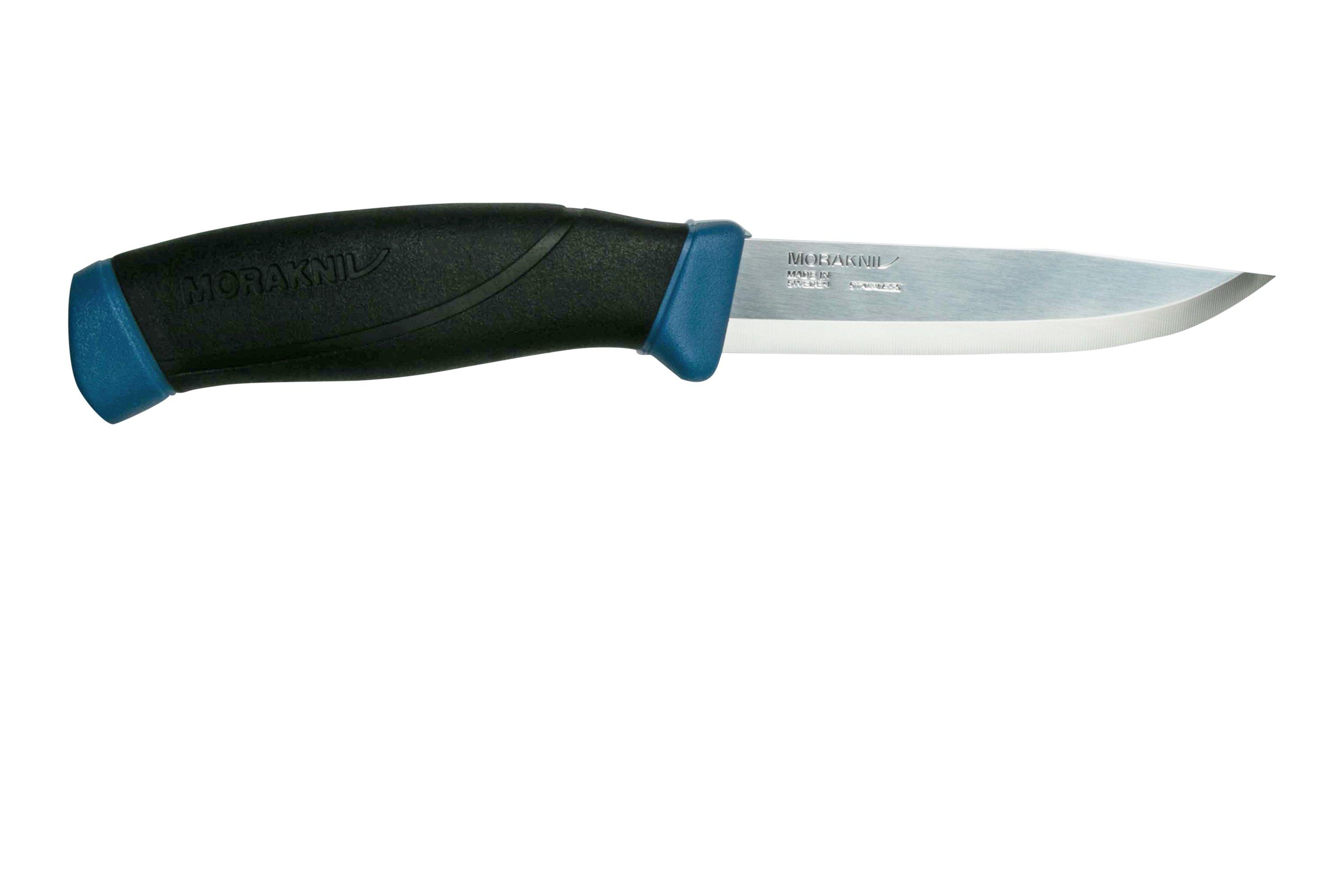 Mora Companion 13164 Navy Blue, bushcraft knife