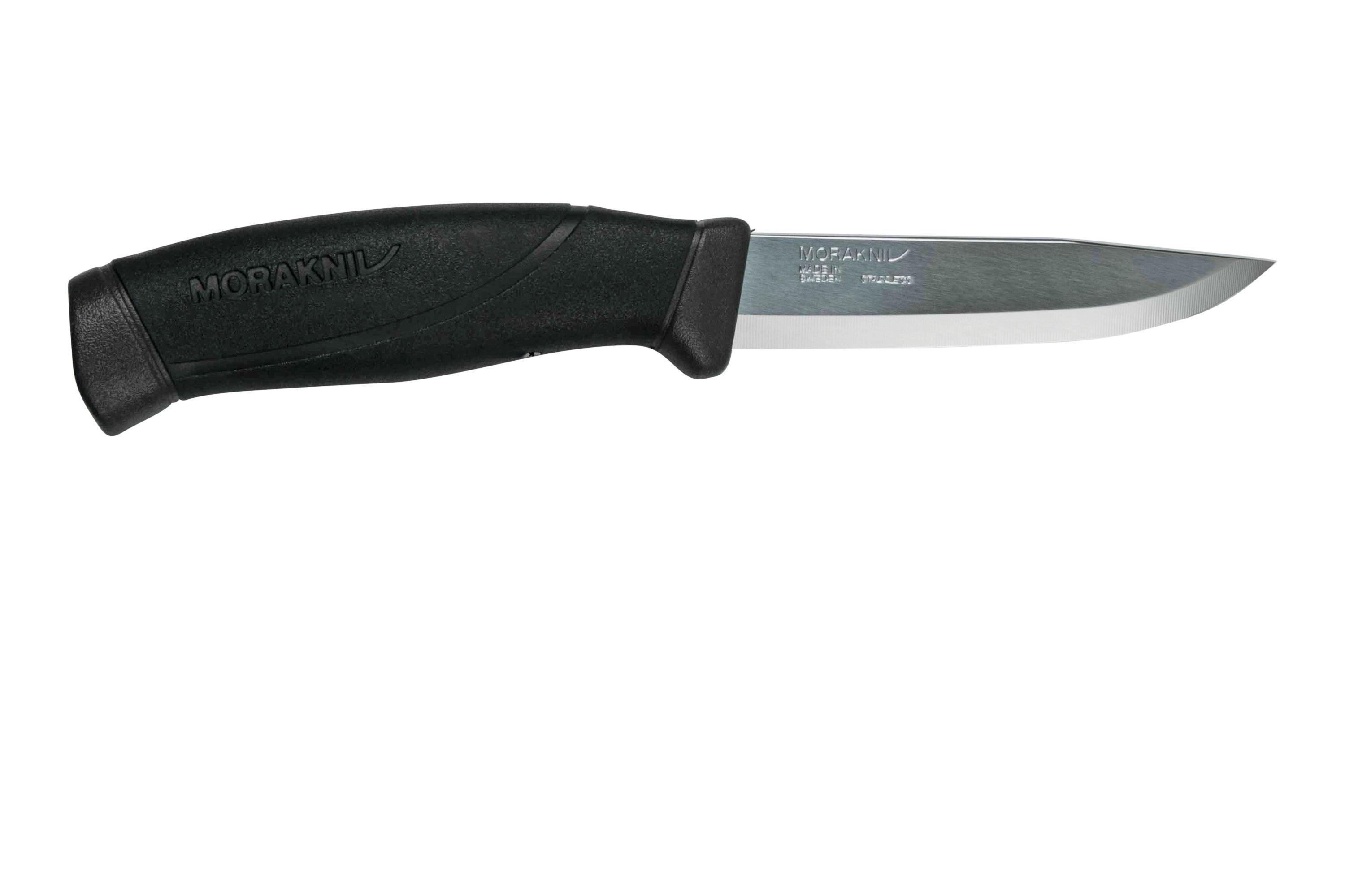 Mora Companion 13165 Anthracite, bushcraft knife Advantageously