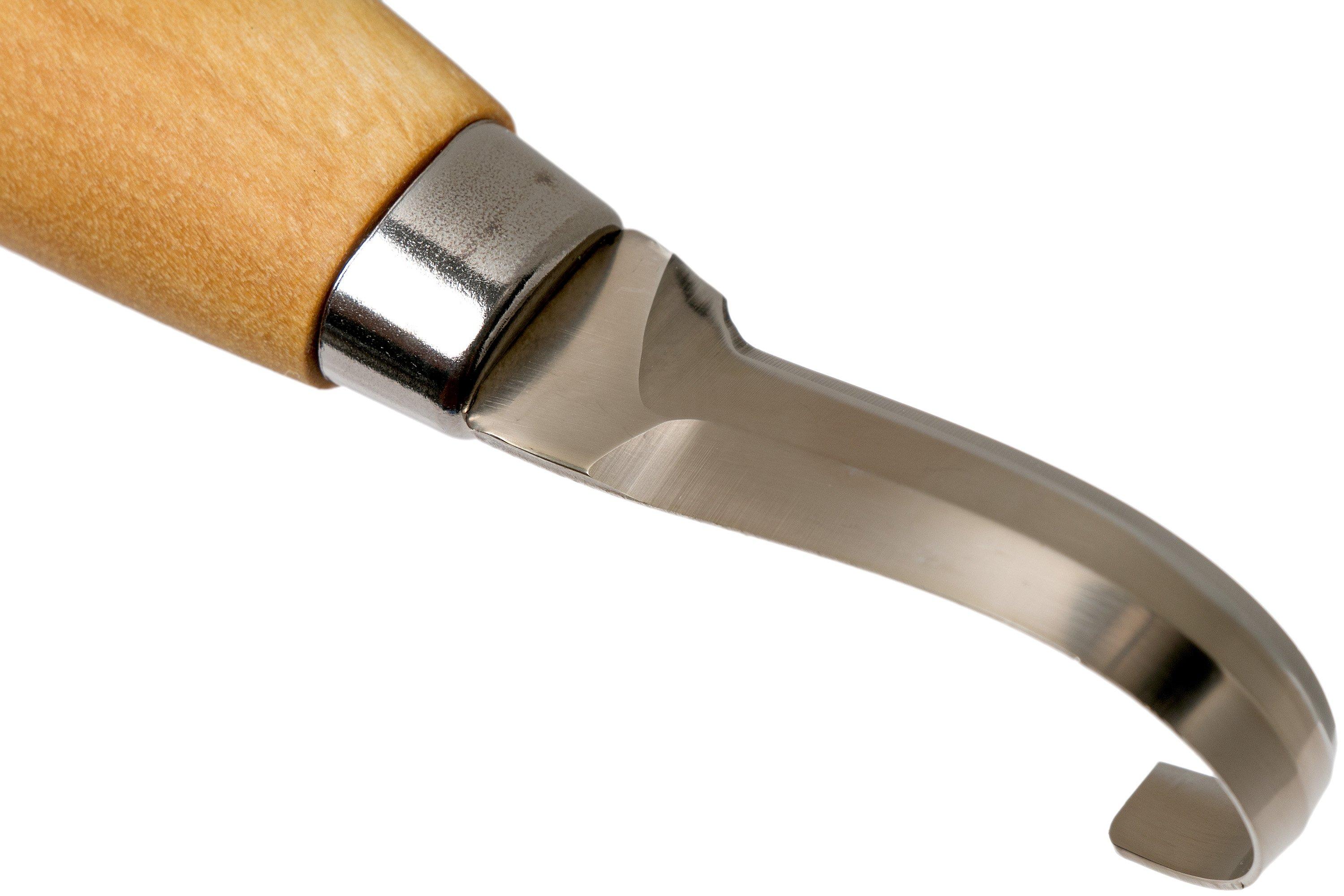 Morakniv Wood Carving Hook Knife 163 - Double Edge Open Curve