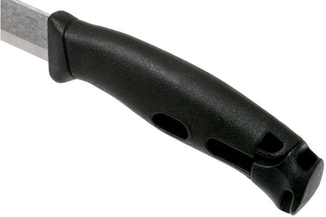 Mora COMPANION negro acero SANDVIK 12C27, empuñadura de goma.