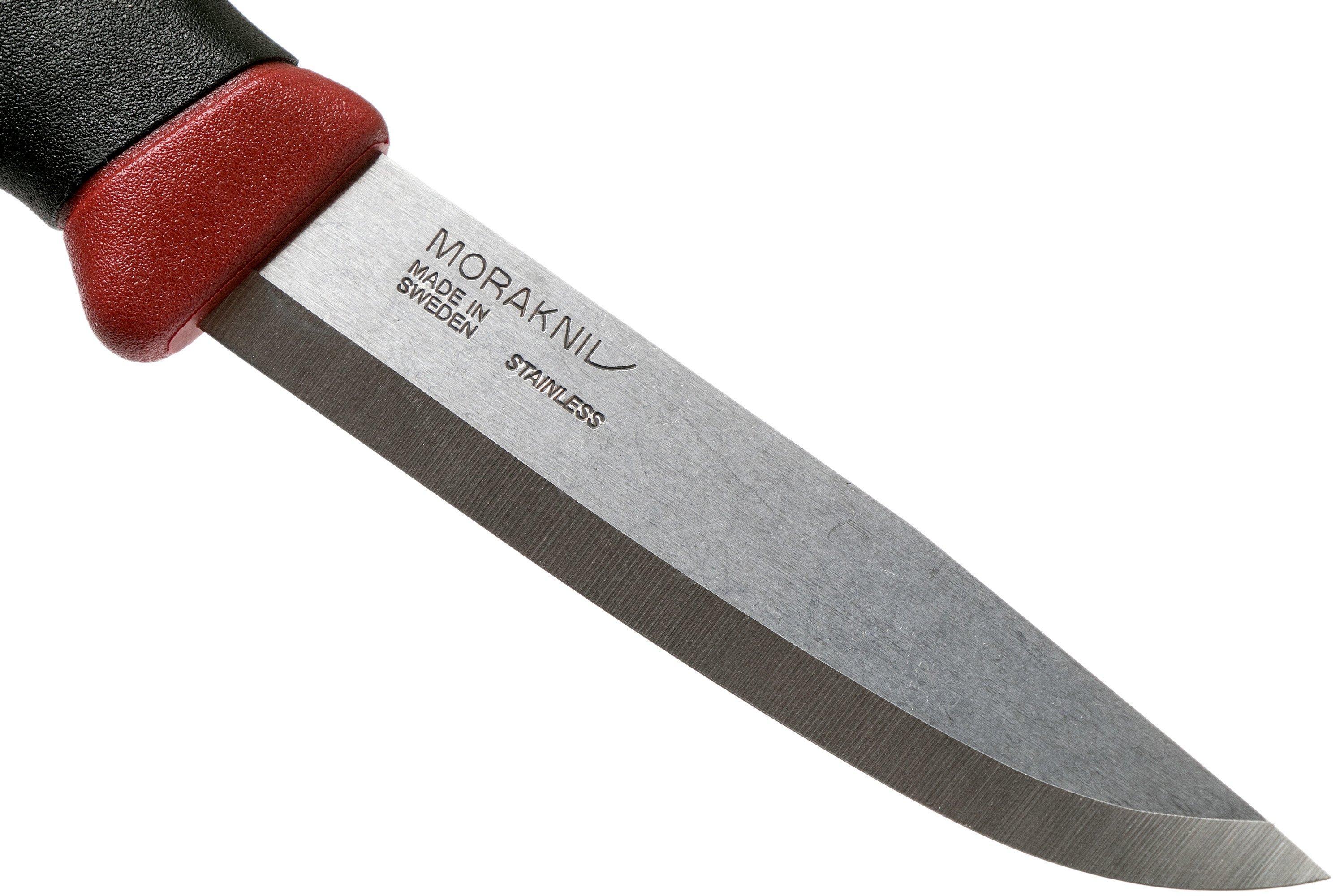 Morakniv Companion Spark 13571 Red, bushcraft knife with firesteel