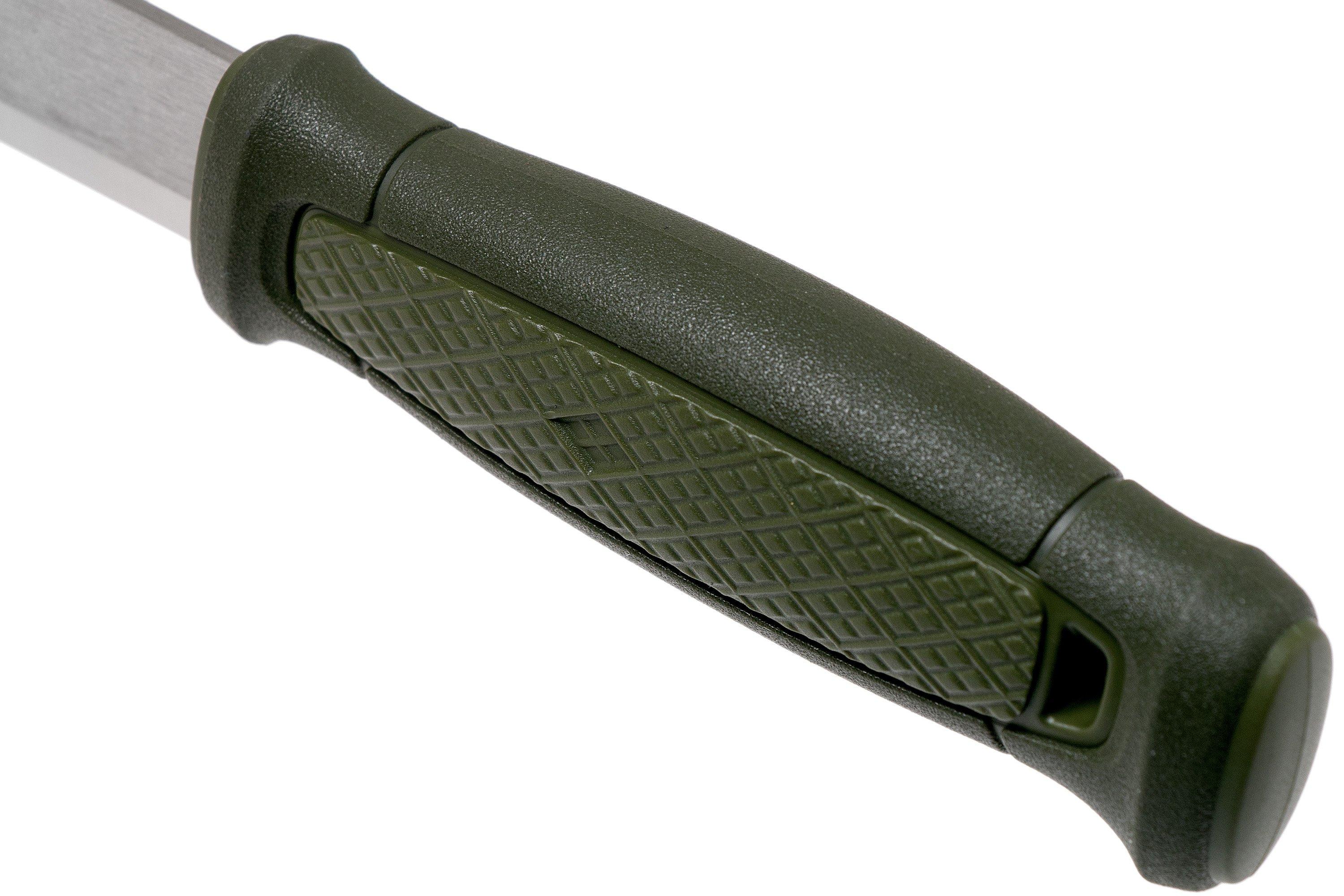 Mora Kansbol Green 13912 cuchillo bushcraft con funda y kit de