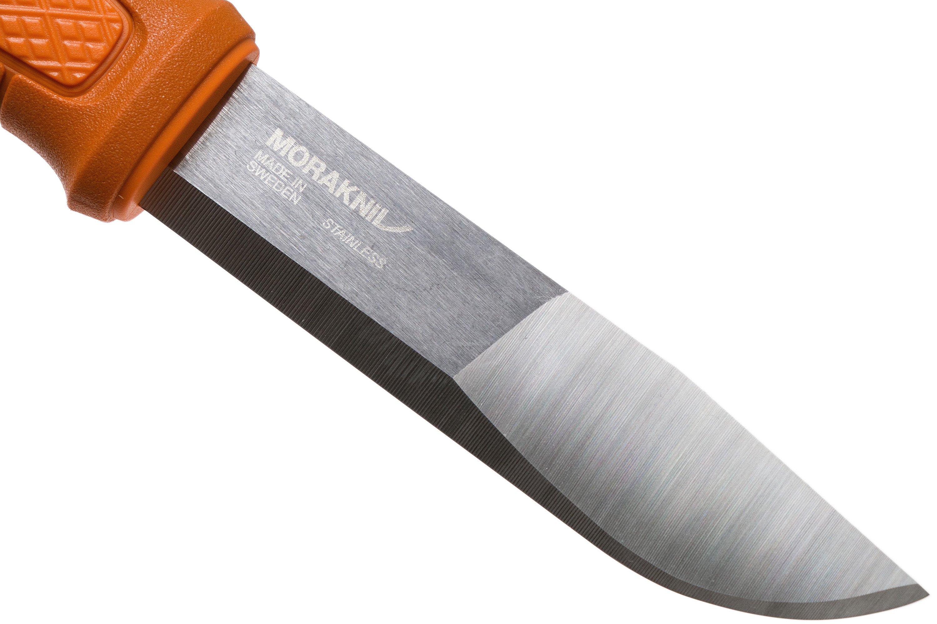 Mora Kansbol Burnt Orange 13913 bushcraftmes met schede en survival kit