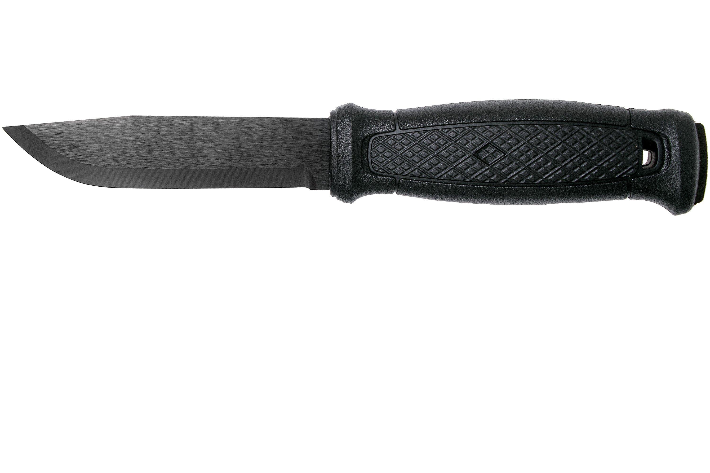 Mora Garberg Black Carbon bushcraft knife 13915 Polymer sheath with