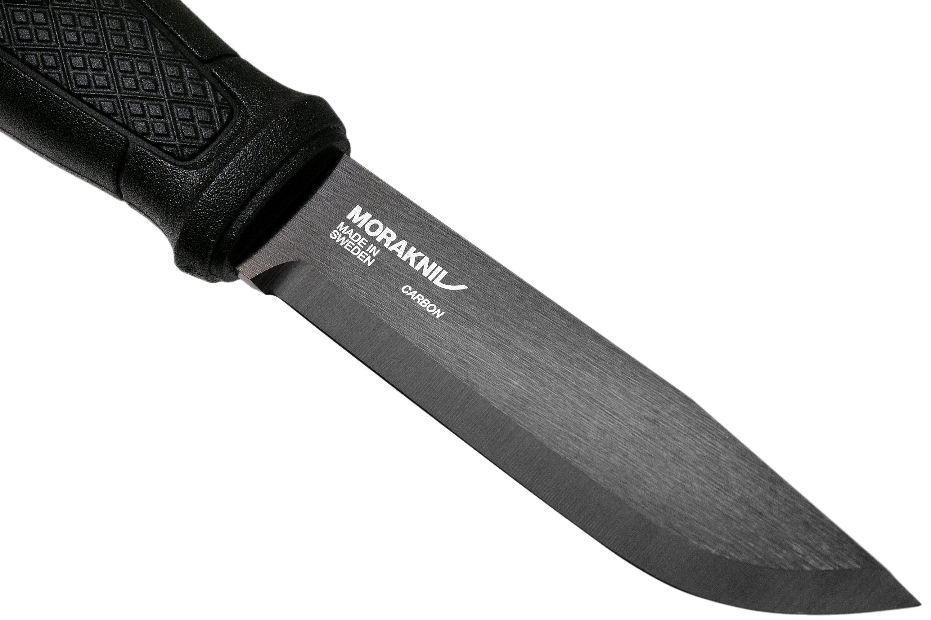 Mora Garberg Black Carbon cuchillo de bushcraft 13915 Funda de polímero