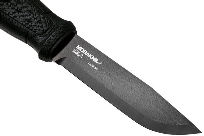 Cuchillo MORA GARBERG funda de cuero 13635 en acero carbono de 3,2 mm