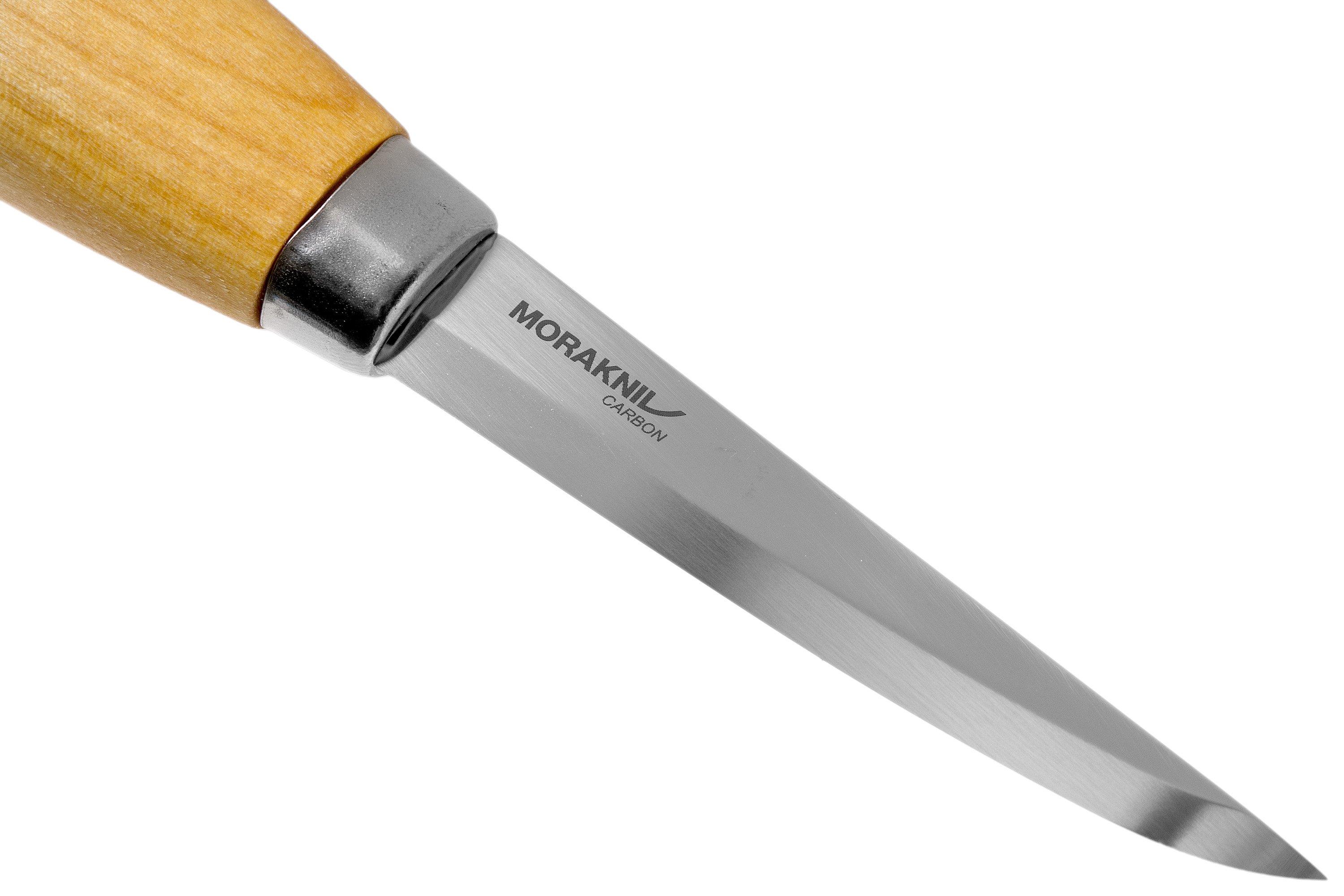  Morakniv 106 Carbon Steel Wood Carving Knife With Sheath, 3.25  Inch: Home & Kitchen