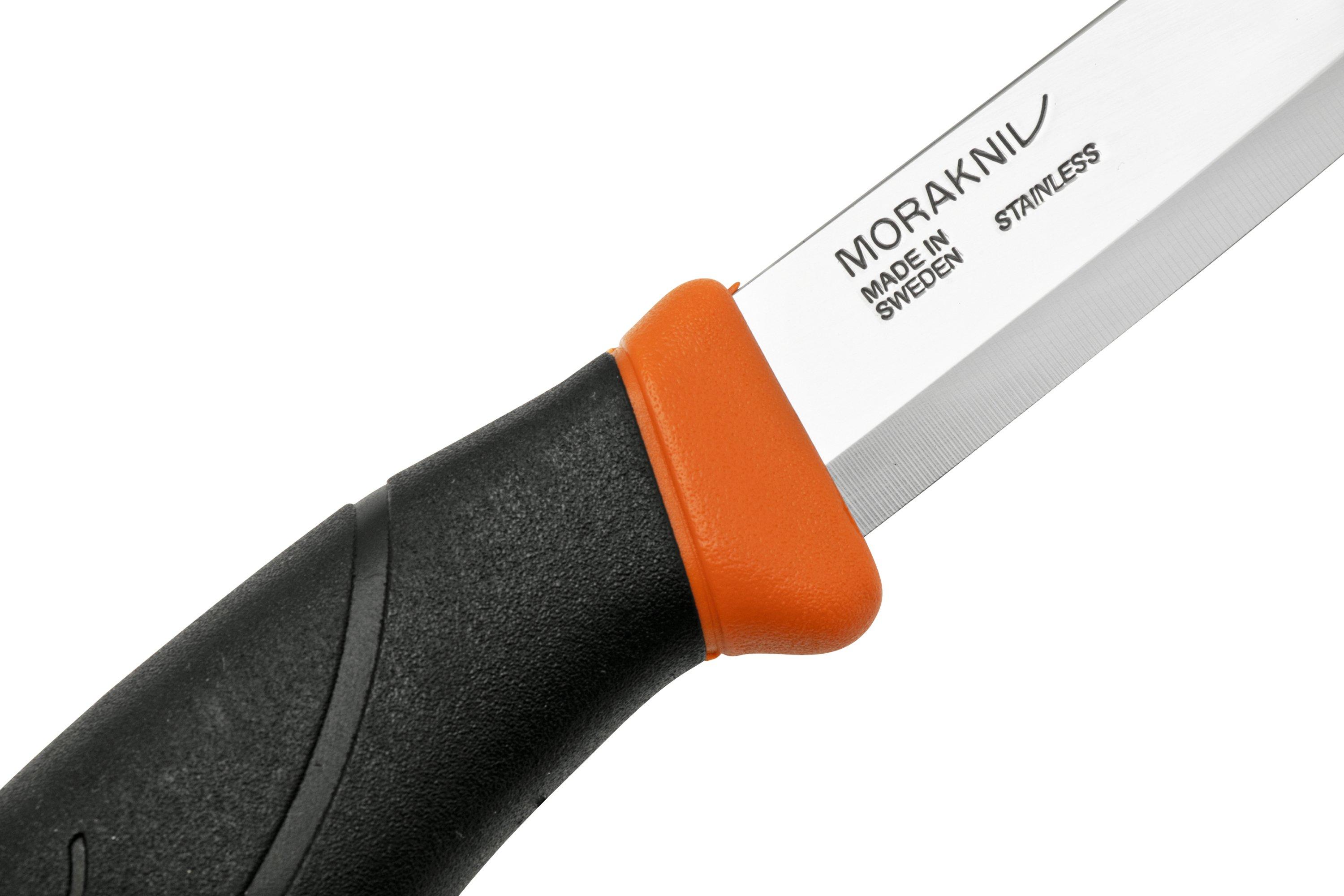 Morakniv Companion 14073 Burnt Orange, fixed knife Advantageously