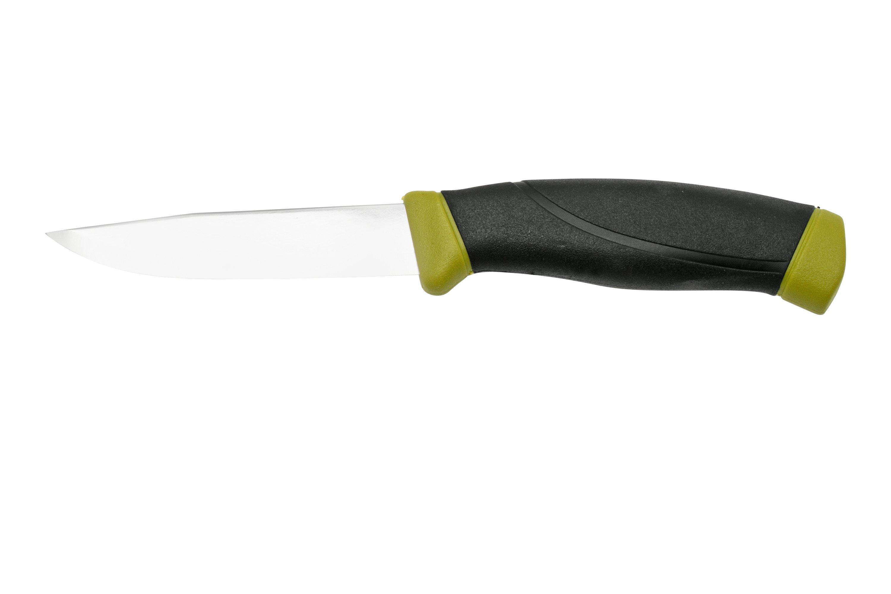 Cuchillo Mora 2000 GREEN, acero inoxidable SANDVIK 12C27.