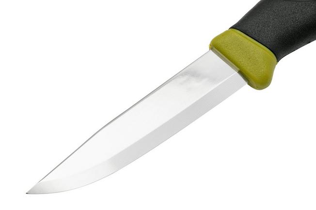 Cuchillo Mora 2000 GREEN, acero inoxidable SANDVIK 12C27.