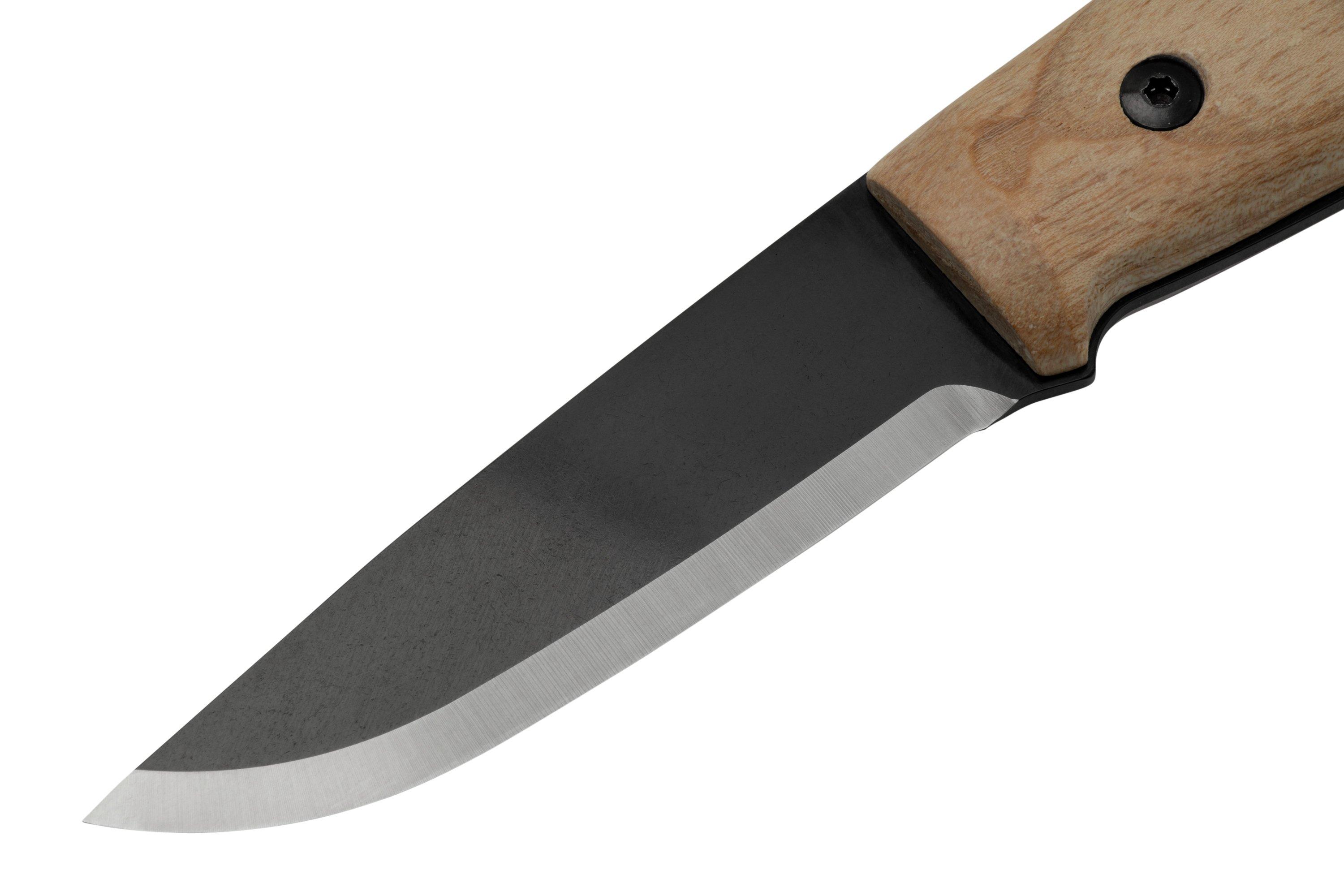 Morakniv Finn 14083 Ash Wood, Black Blade, bushcraft knife Advantageously shopping at
