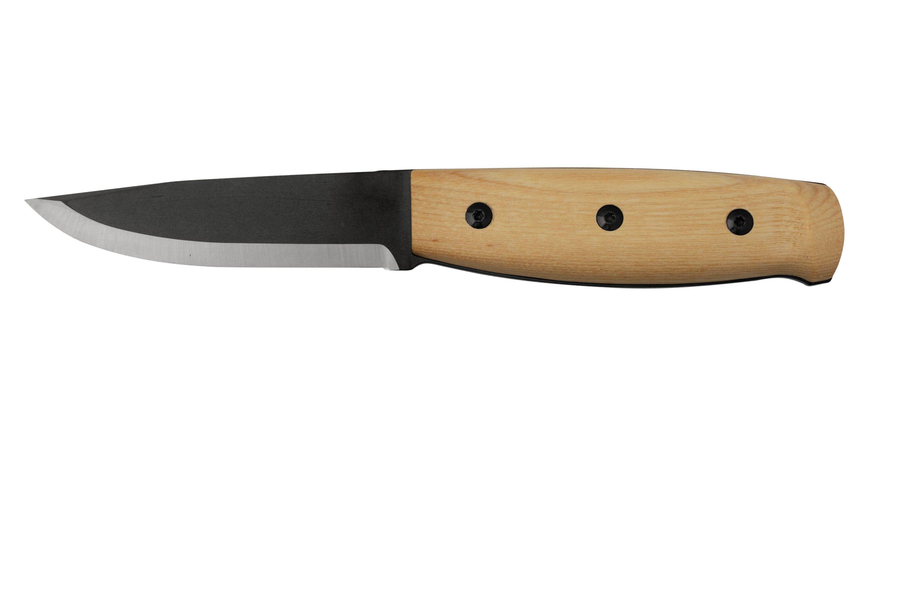 Morakniv Wit 14084 Ash Wood, Black Blade, bushcraft knife ...