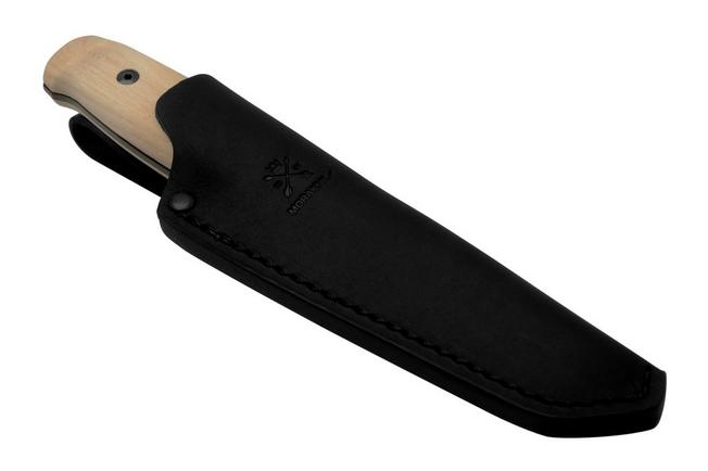 Morakniv Finn 14083 Ash Wood, Black Blade, bushcraft knife