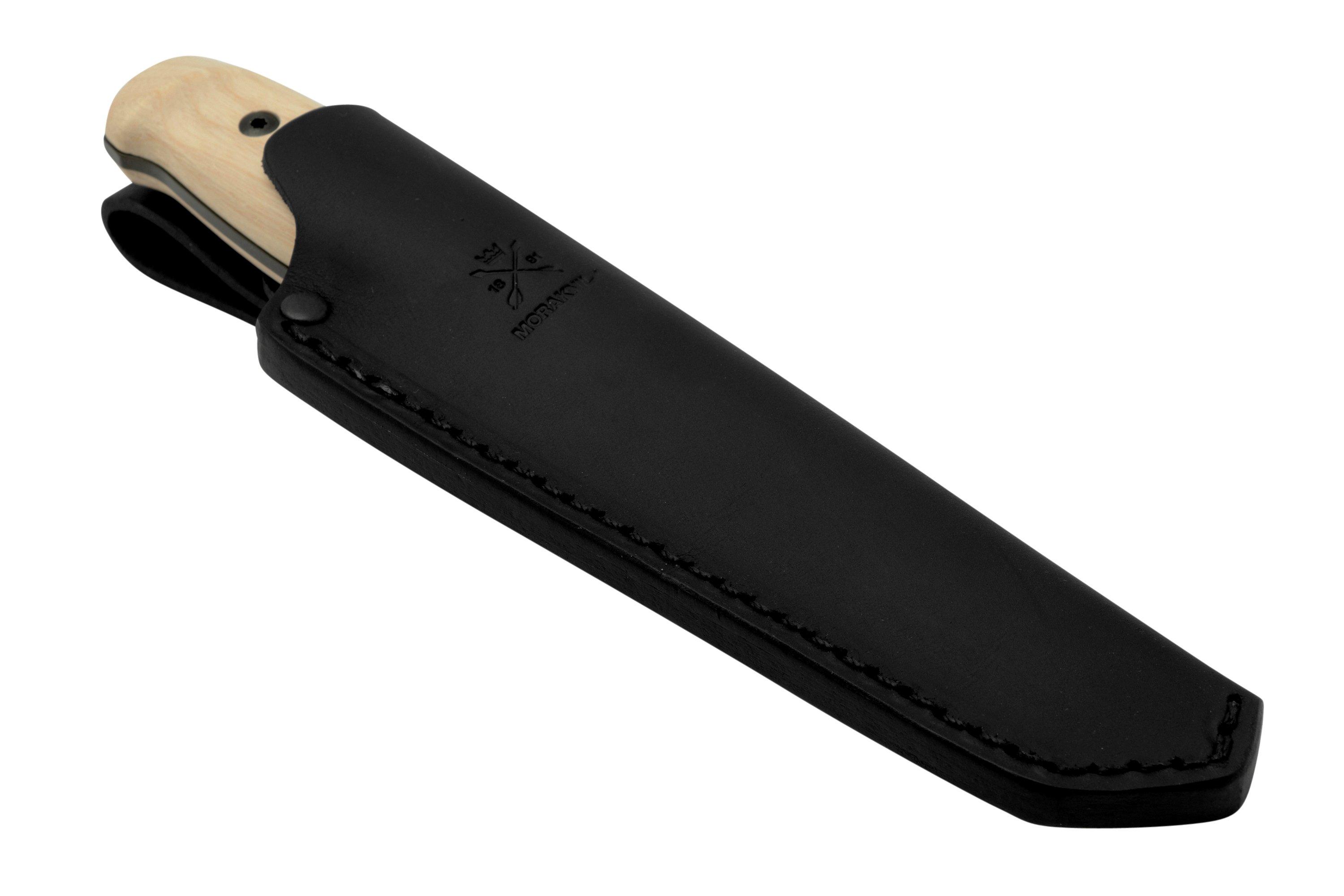 Morakniv Lok 14085 Ash Wood, Black Blade, coltello da bushcraft Fare