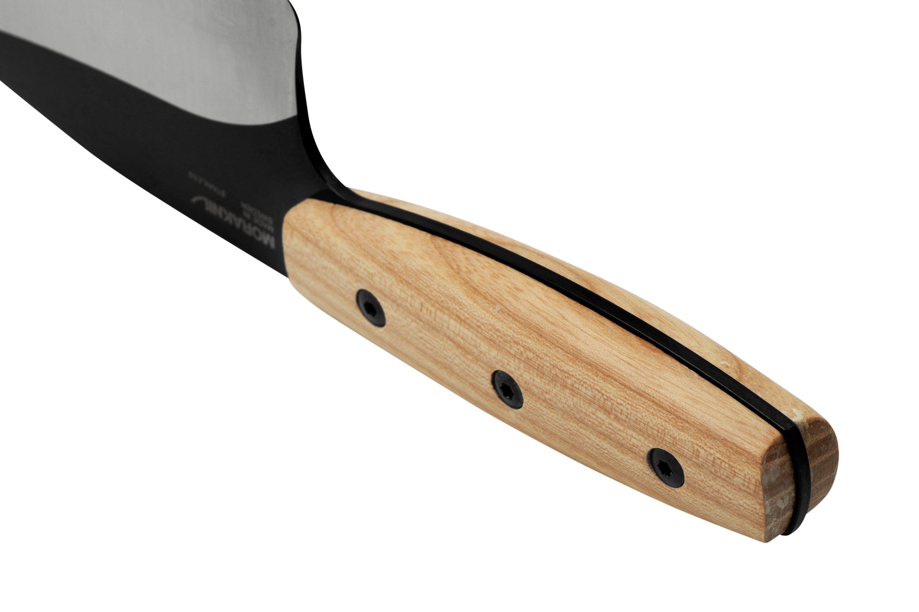 Morakniv Rombo 14086 Ash Wood, Black Blade, outdoor chef's knife