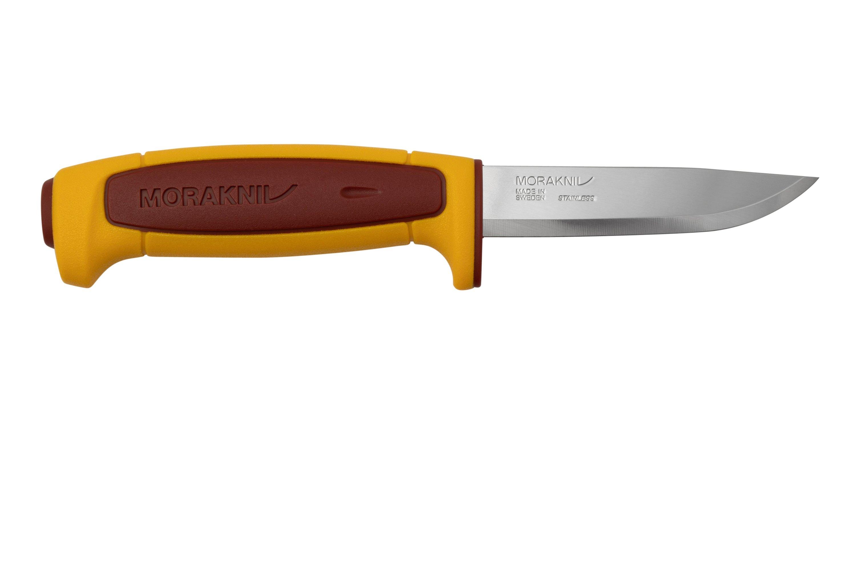 Morakniv 2023 Limited Edition Basic 546 Fixed Blade Knife (Dala Red/Yellow)  - Smoky Mountain Knife Works